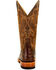 Image #4 - Horse Power Boys' Anderson Crocodile Print Western Boots - Square Toe, Chocolate, hi-res