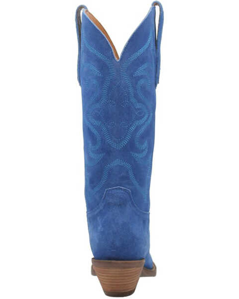 Image #5 - Dingo Women's Out West Western Boots - Pointed Toe, Blue, hi-res