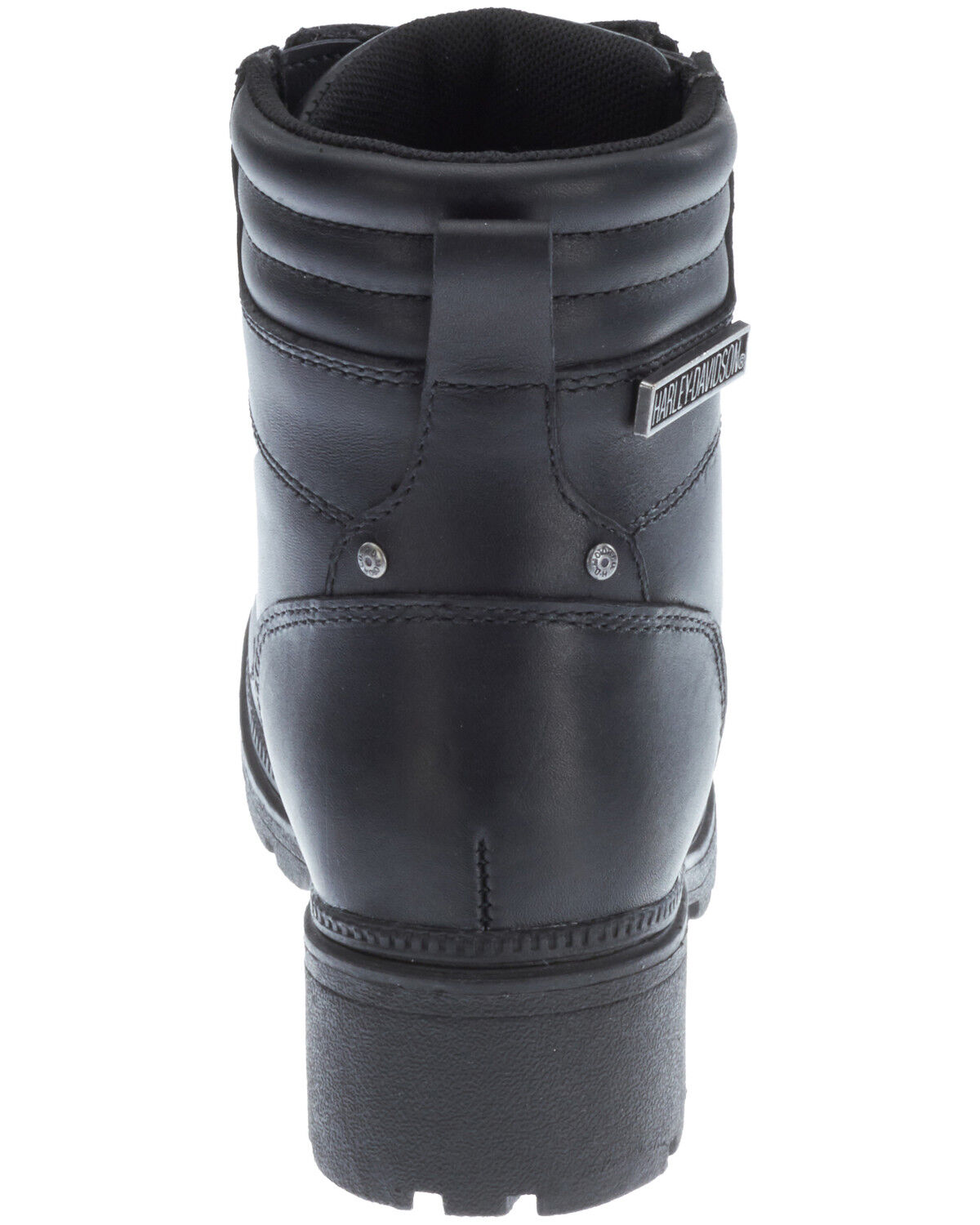 Image #4 - Harley Davidson Women's Inman Hills Moto Boots - Round Toe, Black, hi-res