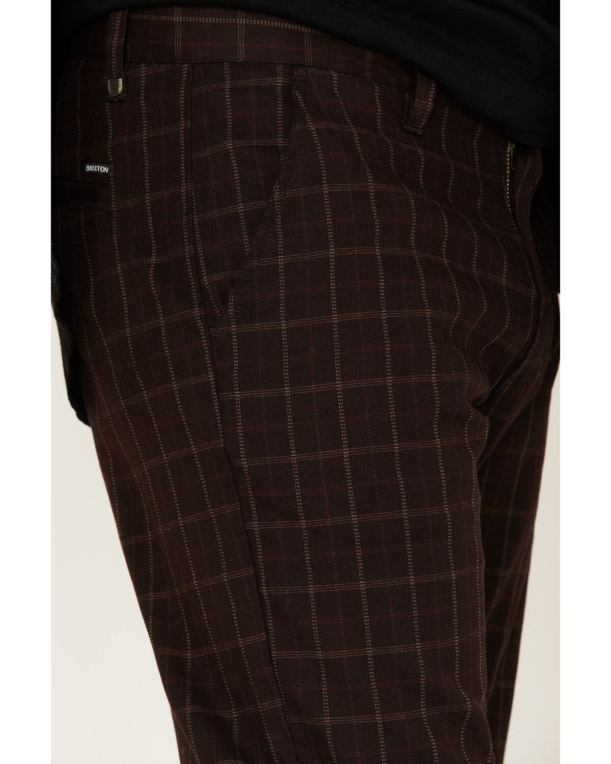 Image #2 - Brixton Men's Choice Stretch Twill Chino Pants, Chocolate, hi-res