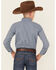 Image #4 - Wrangler Boys' Striped Long Sleeve Button-Down Western Shirt, Blue, hi-res