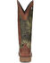 Image #5 - Justin Men's Rush Strike Camo Shaft Leather Pull On Snake Boots - Square Toe, , hi-res