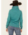 Image #4 - Wanakome Women's Hestia Asymmetrical Zip Hoodie , Teal, hi-res