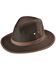 Image #1 - Outback Trading Co. Men's Madison River UPF50 Sun Protection Oilskin Hat, Brown, hi-res