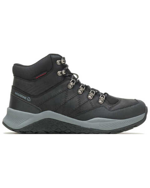 Image #2 - Wolverine Men's Luton Lace-Up Waterproof Work Hiking Boots - Round Toe , Black, hi-res