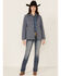 Image #4 - Pendleton Women's Blaine Canvas Barn Coat, Blue, hi-res