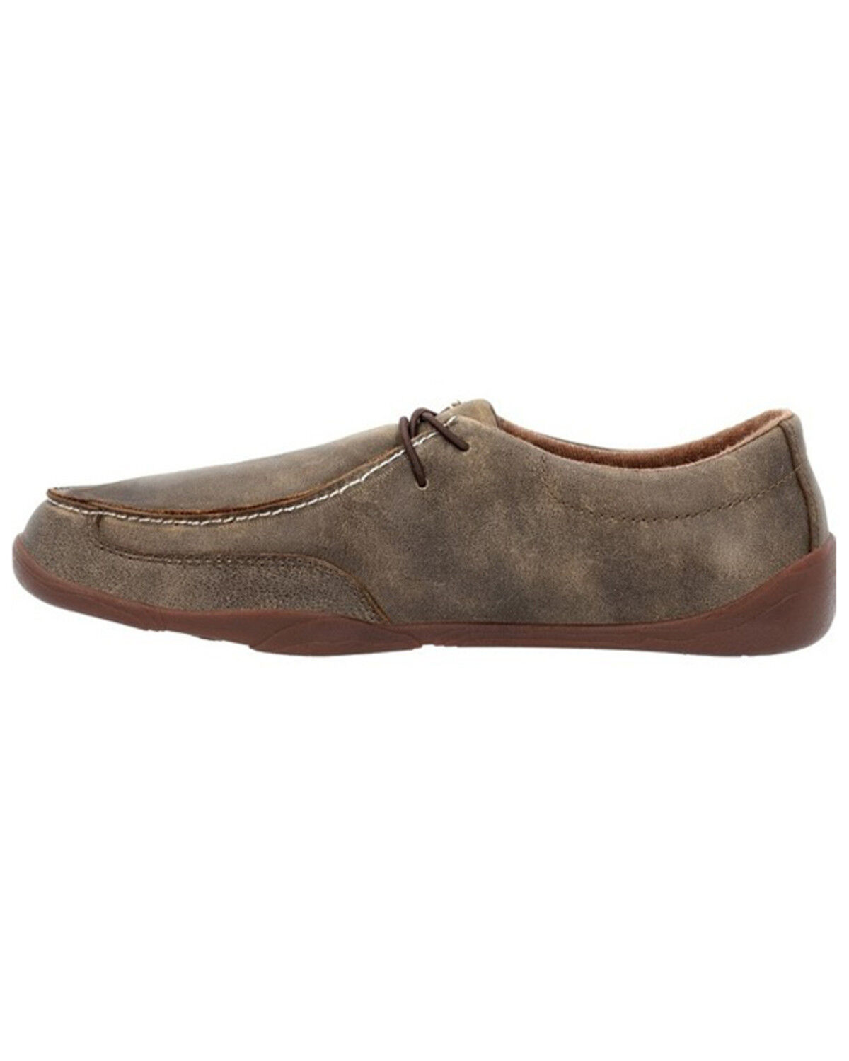 Image #3 - Georgia Boot Men's Cedar Falls Wallabe Lace-Up Shoe - Moc Toe, Brown, hi-res