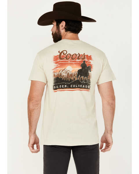 Changes Men's Coors Desert Skyline Short Sleeve Graphic T-Shirt , Natural, hi-res