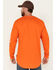Image #4 - Hawx Men's FR Logo Long Sleeve Work T-Shirt , Orange, hi-res