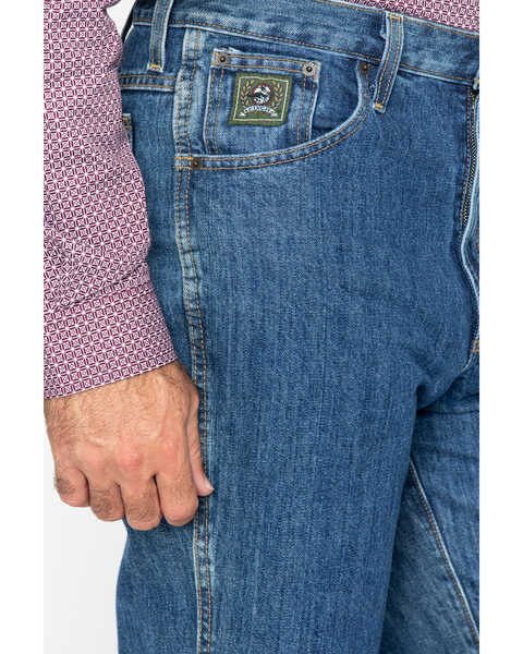 Image #5 - Cinch Men's Green Label Relaxed Fit Dark Stonewash Jeans , Dark Stone, hi-res