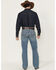 Image #3 - Ariat Men's M4 Corralitos Louis Light Wash Relaxed Bootcut Rigid Denim Jeans - Big, Light Wash, hi-res
