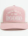 Image #1 - Shyanne Girls' This Actually Is My First Rodeo Ball Cap, Pink, hi-res