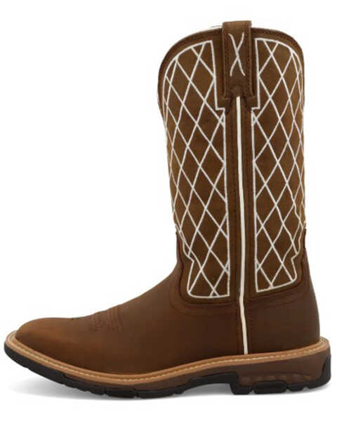 Image #3 - Twisted X Women's Distressed Brown Western Work Boots - Soft Toe, Brown, hi-res