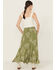 Image #3 - Wild Moss Women's Embroidered Midi Skirt, Olive, hi-res