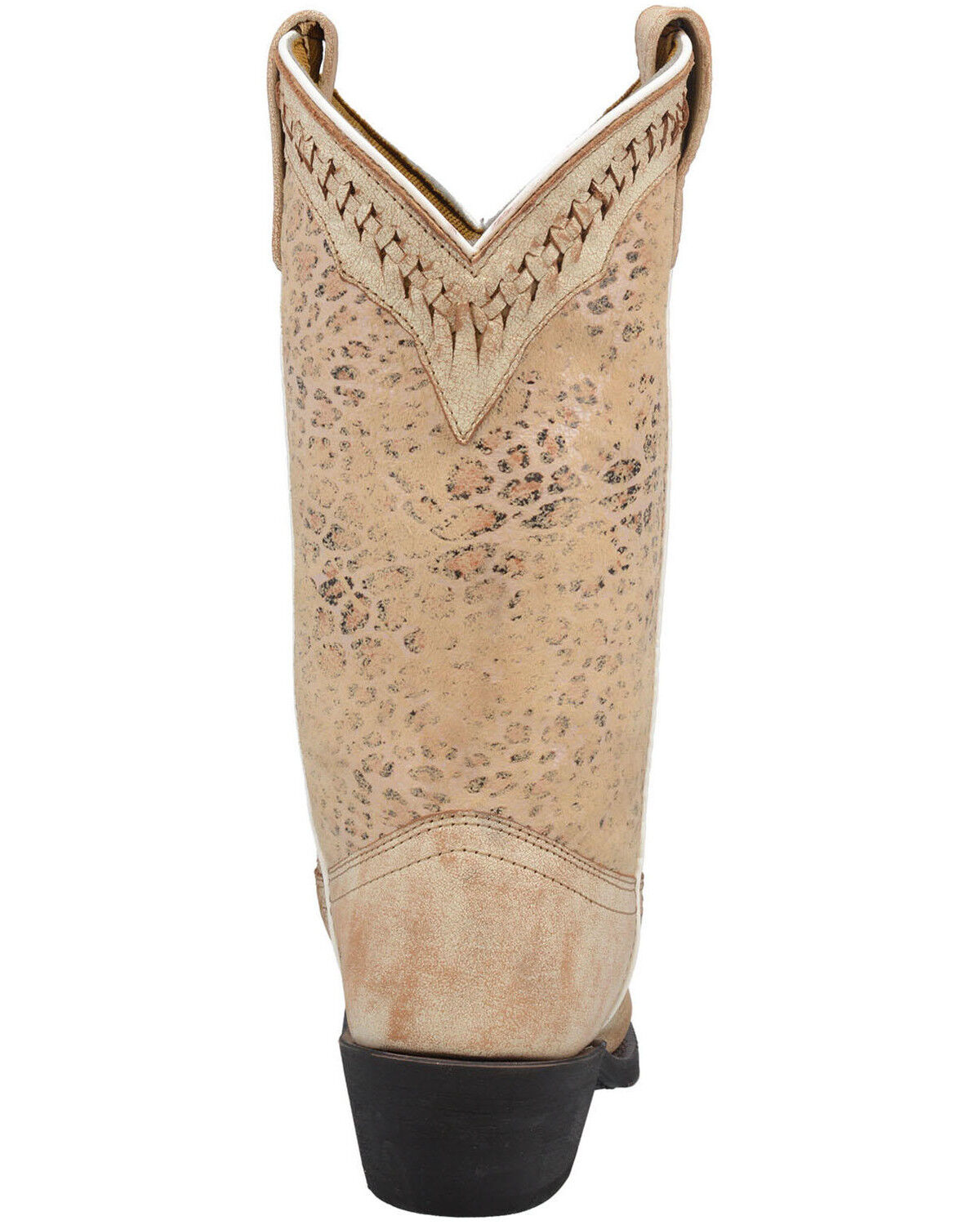 Image #4 - Laredo Women's Fade To Cat Western Boots - Square Toe, Off White, hi-res