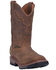 Image #2 - Dan Post Men's Blayde Waterproof Wellington Work Boots - Steel Toe, Saddle Tan, hi-res