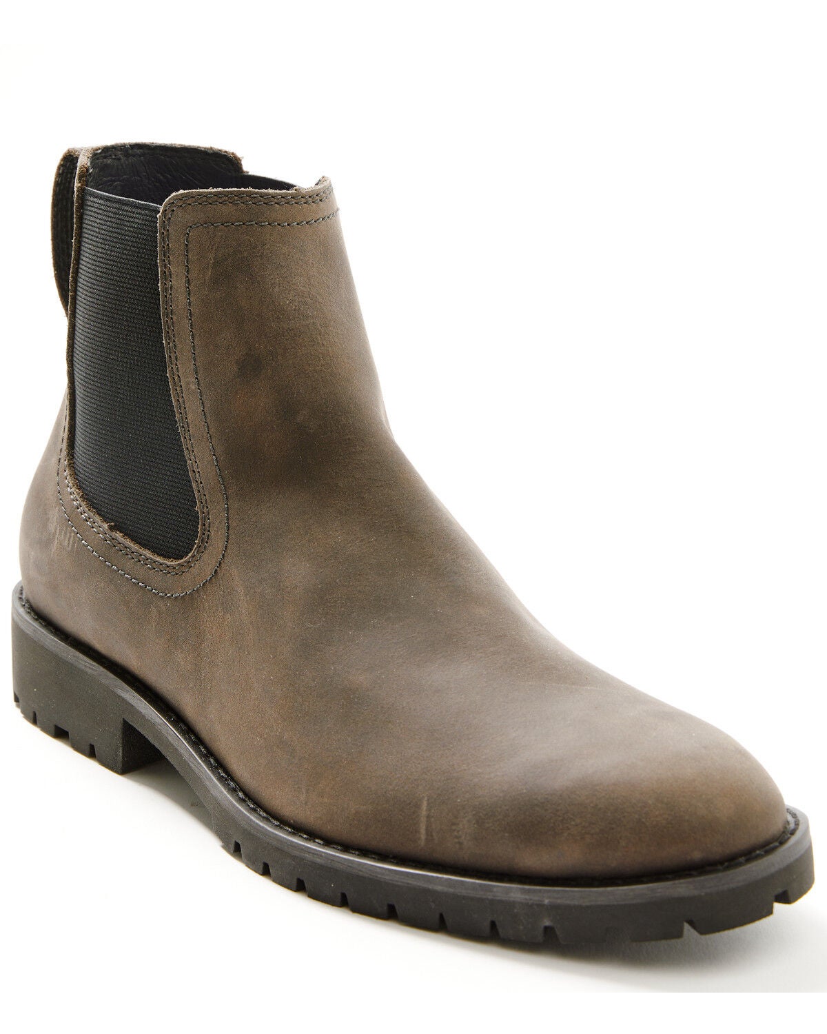 Cody James Men's Dakota Ankle Boots - Round Toe, Dark Grey, hi-res