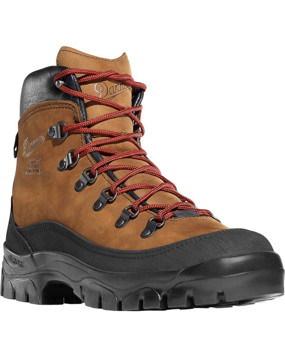 Image #1 - Danner Men's 6" Crater Rim Hiking Boots - Round Toe, , hi-res