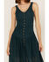 Image #3 - Shyanne Women's Drop Waist Lace Button Front Maxi Dress , Deep Teal, hi-res