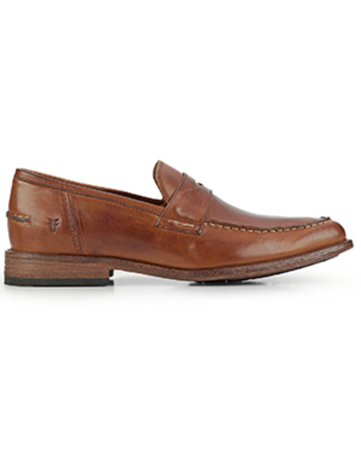 Image #2 - Frye Men's Tyler Penny Casual Shoes - Moc Toe, Bronze, hi-res