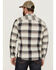 Image #4 - Pendleton Men's Linen Large Plaid Long Sleeve Button Down Western Shirt  , Grey, hi-res
