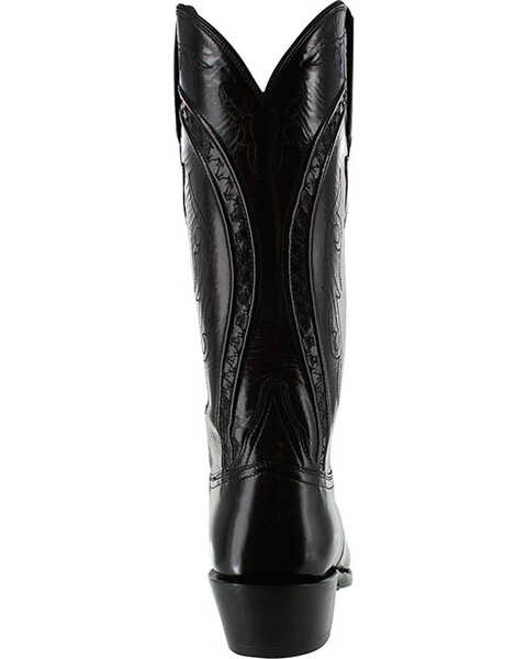Image #7 - Lucchese Men's Western Boots - Pointed Toe, Black Cherry, hi-res