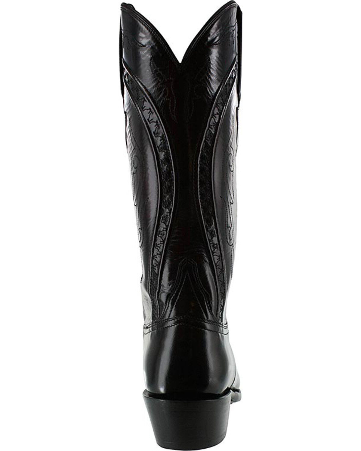 Image #7 - Lucchese Men's Western Boots - Round Toe, Black Cherry, hi-res