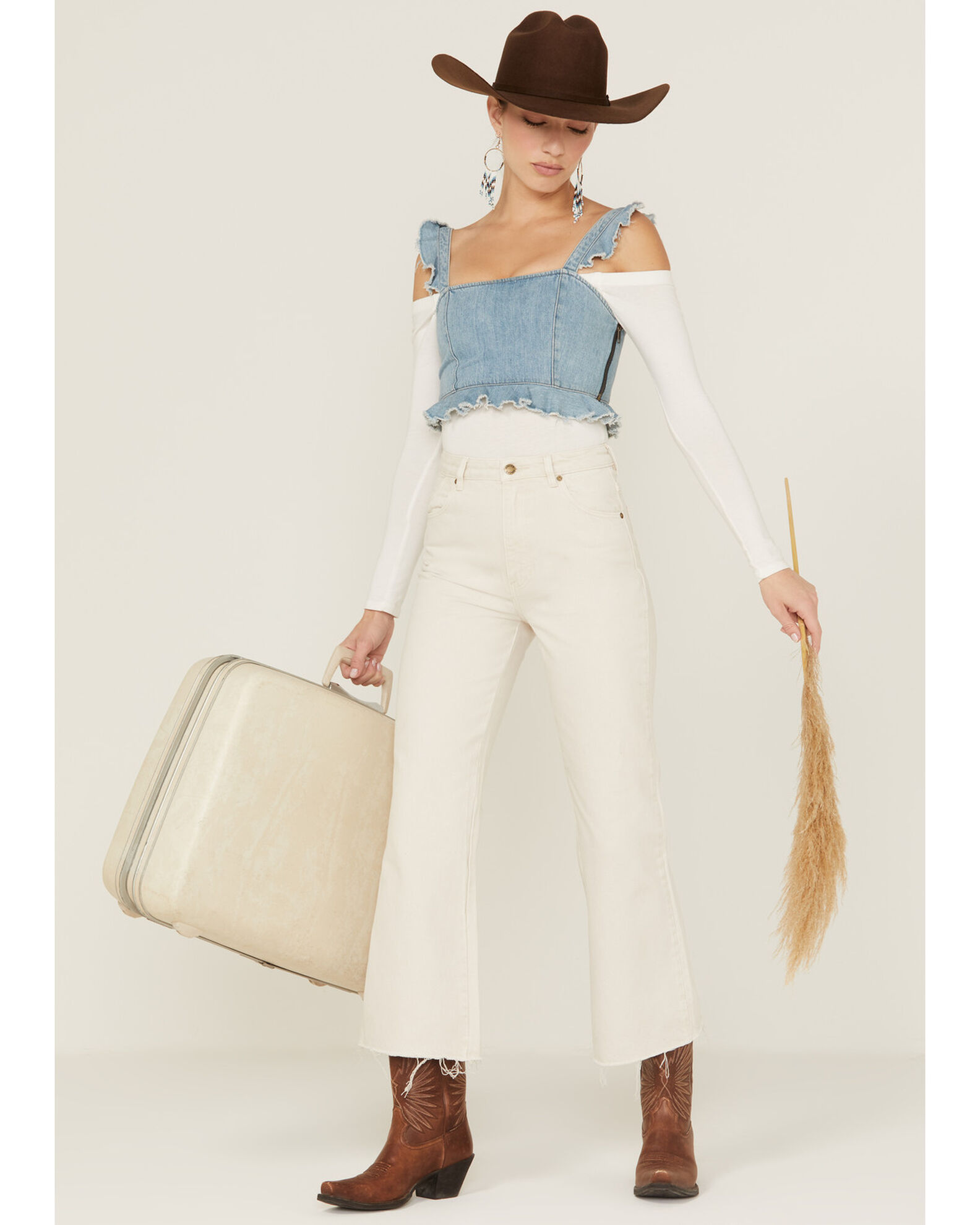 Rollas eastcoast crop flare discount