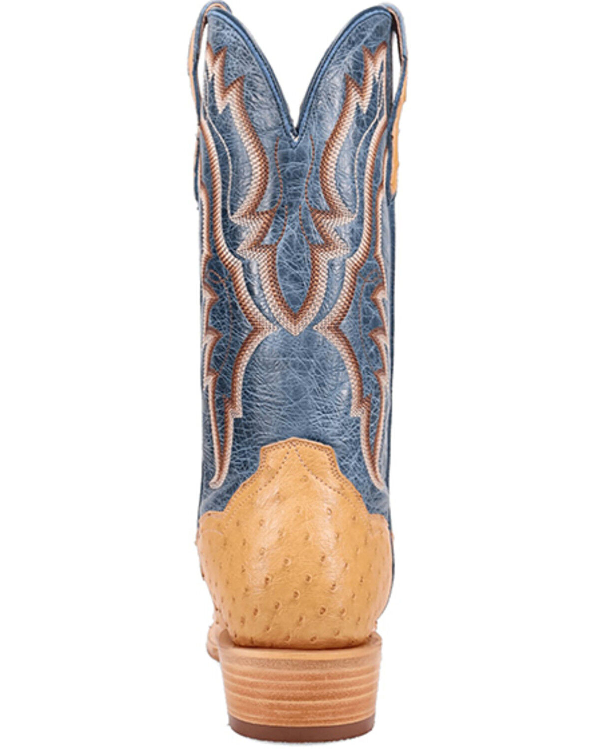 Image #5 - Dan Post Men's Brady Exotic Full-Quill Ostrich Tall Western Boots - Broad Square Toe, Tan, hi-res