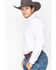 Ariat Men's Pink Dayne Mini Striped Long Sleeve Shirt - Big & Tall , Pink, hi-res