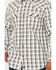Image #3 - Moonshine Spirit&reg; Men's Traveler Plaid Print Long Sleeve Snap Western Shirt, White, hi-res