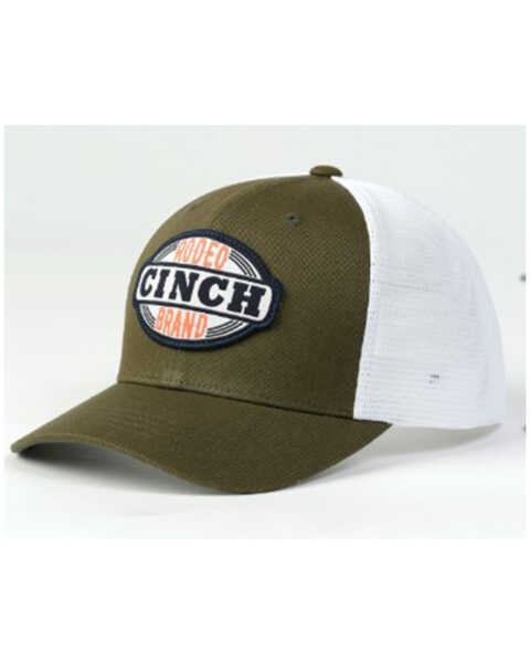 Cinch Women's Rodeo Patch Ball Cap , Olive, hi-res