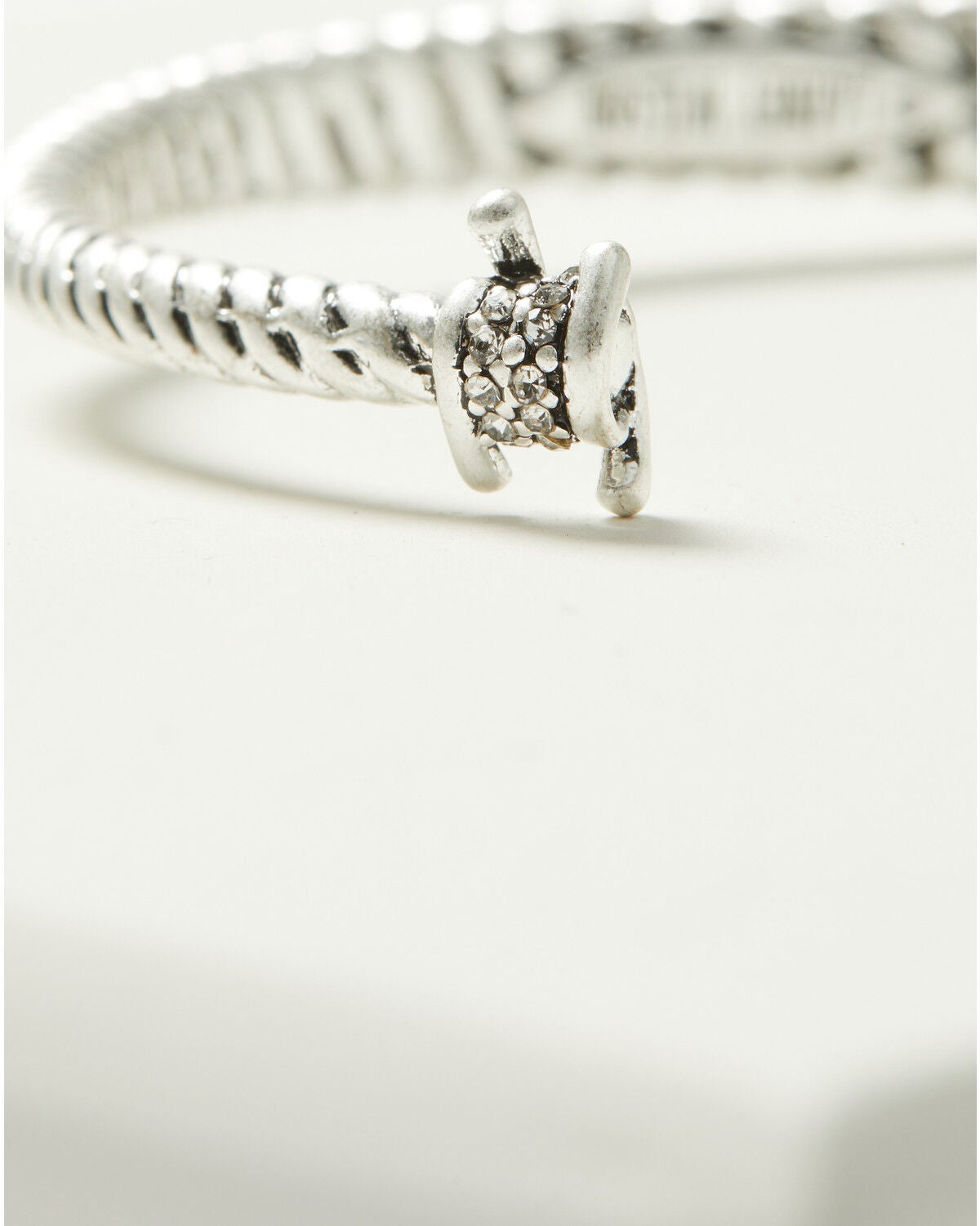 Image #2 - Lainey Wilson Women's Barbed Wire Cuff Bracelet, Silver, hi-res