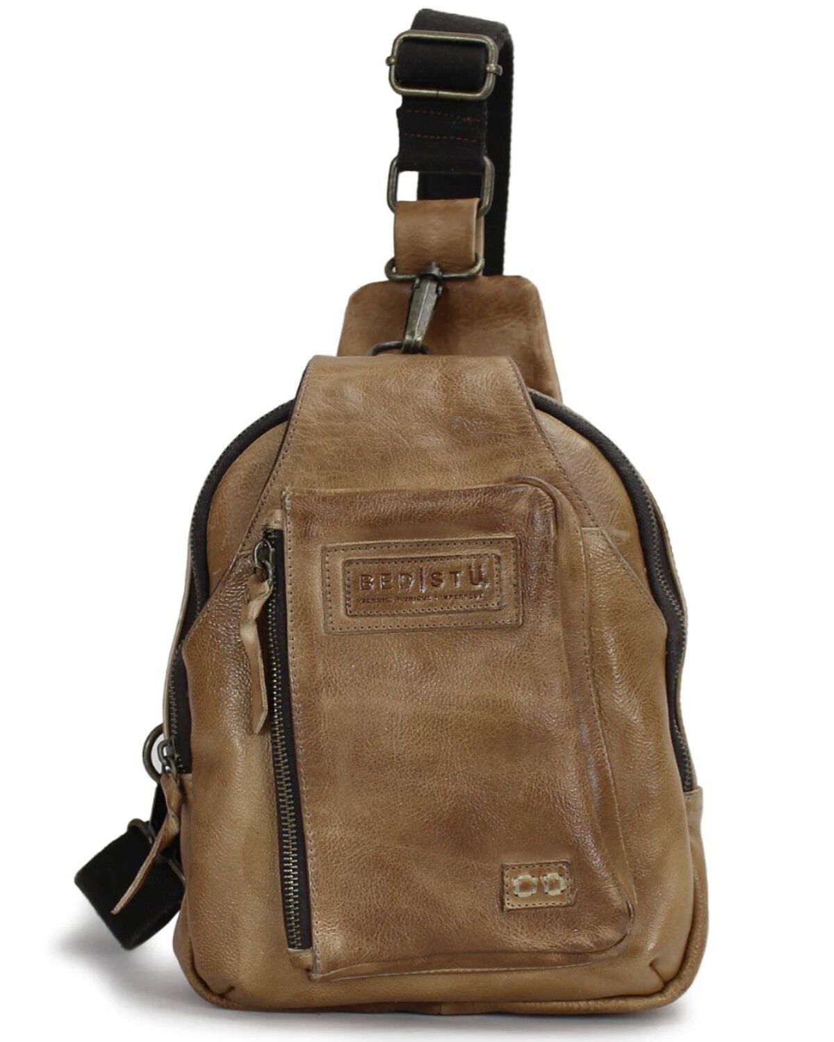 Image #1 - Bed Stu Women's Beau Crossbody, Distressed Brown, hi-res