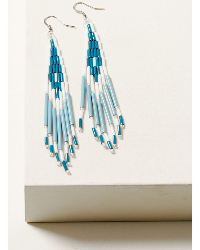 Idyllwind Women's Starlight Blue Seed Beed Earrings , Blue, hi-res