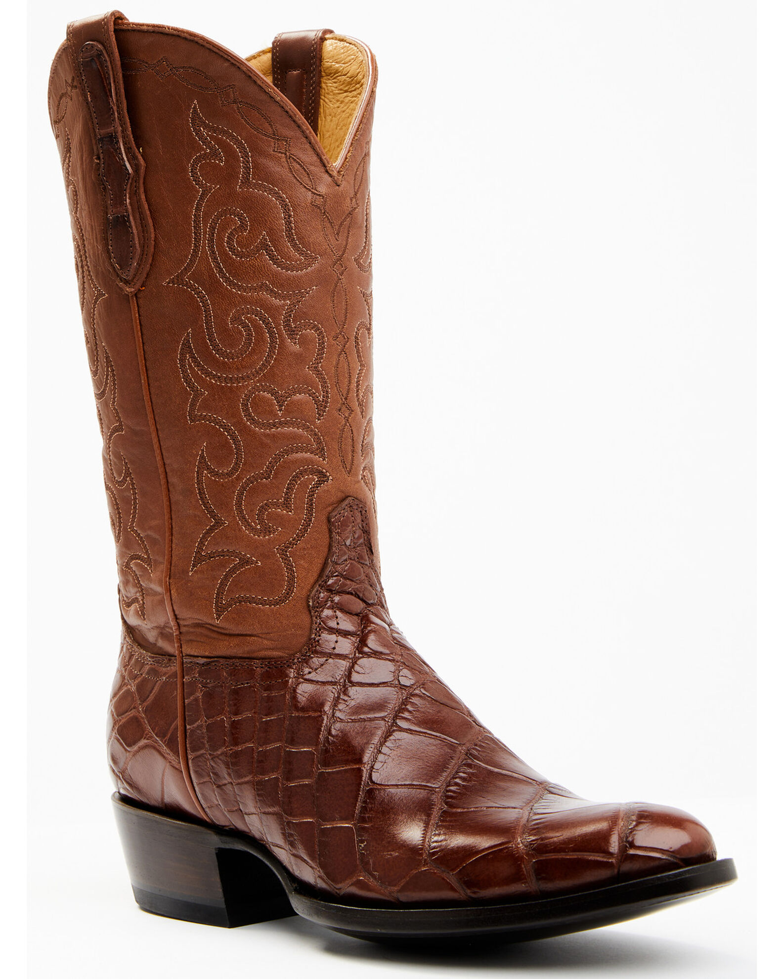 Cody James Men s Exotic American Alligator Western Boots Medium Toe