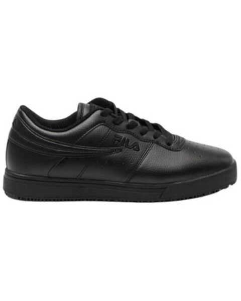Fila Women's Vulc 13 Low Slip Resisting Work Shoes - Soft Toe , Black, hi-res