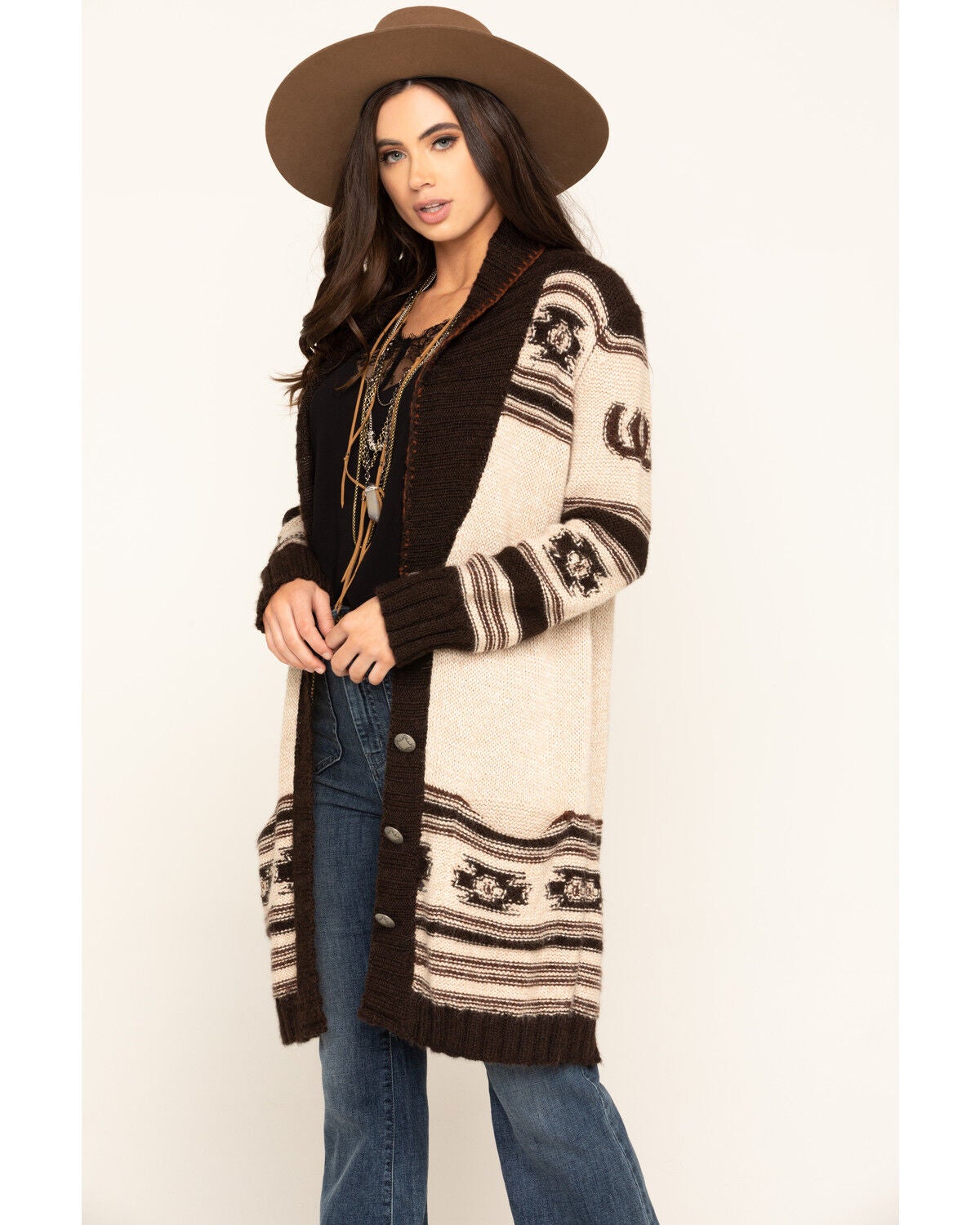 Image #3 - Double D Ranch Women's Spanish Pony Sweater, Multi, hi-res