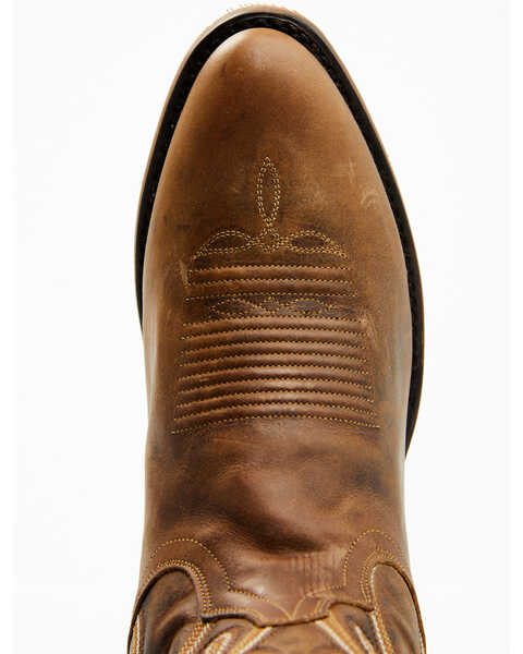 Image #6 - Dan Post Men's 12" Leon Western Performance Boots - Round Toe, Brown, hi-res