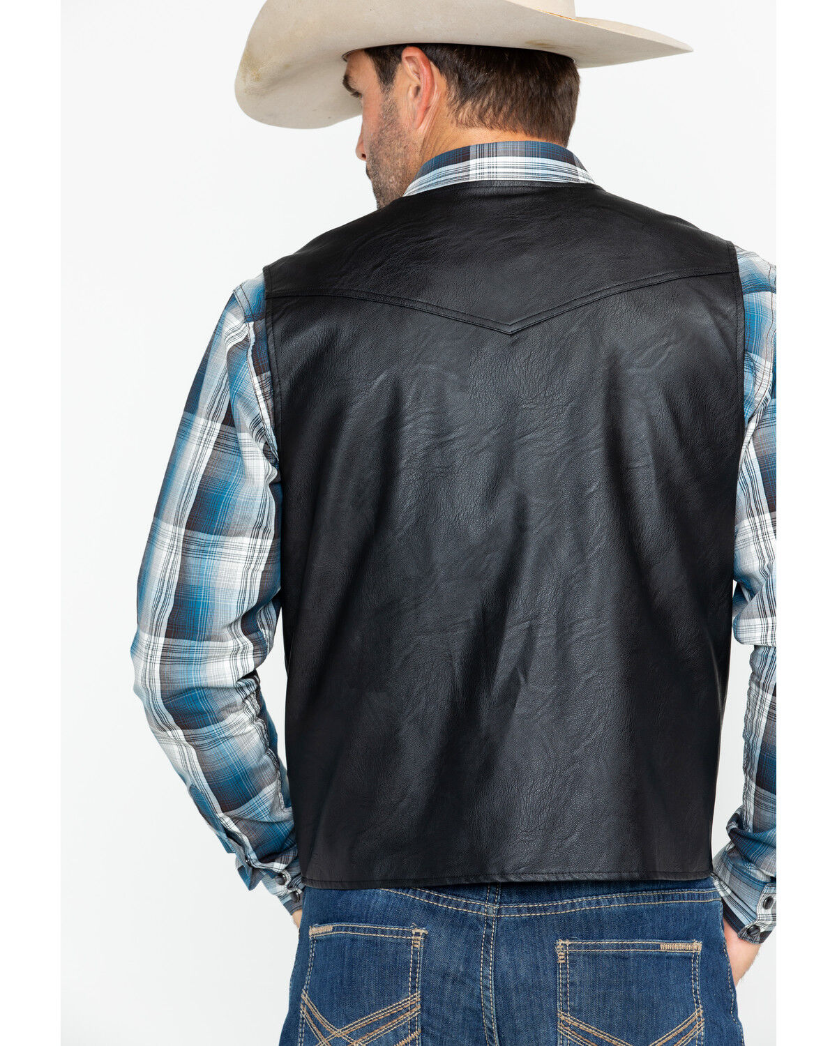 Image #3 - Cody James Men's Deadwood Vest, Black, hi-res