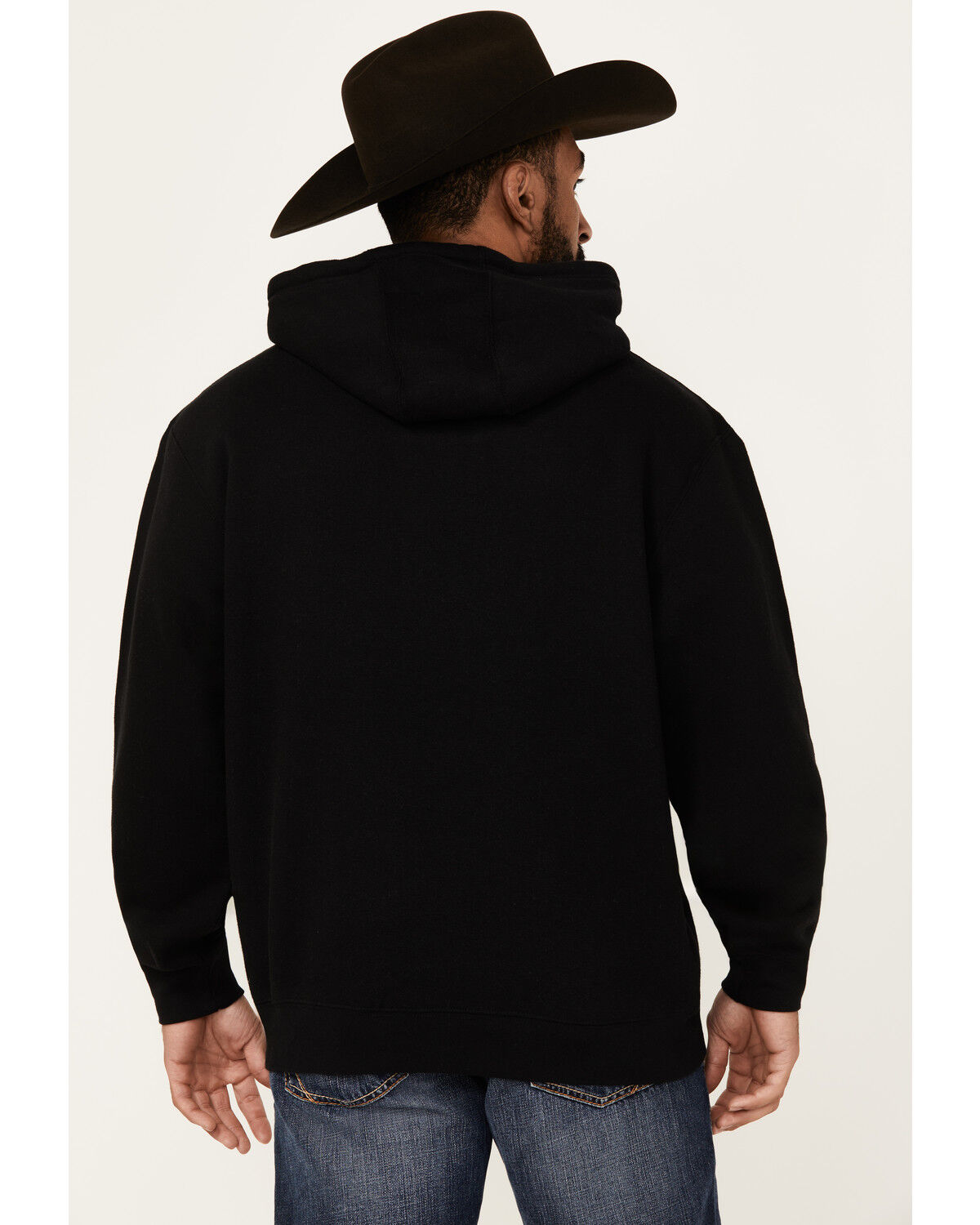 Image #4 - Cody James Men's Tiled Mexico Flag Hooded Sweatshirt, Black, hi-res
