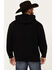 Image #4 - Cody James Men's Tiled Mexico Flag Hooded Sweatshirt, Black, hi-res