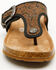 Image #4 - Very G Women's Texas Embossed Sandals, Black, hi-res