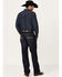 Image #3 - Cinch Men's White Label Dark Wash Relaxed Straight Rigid Denim Jeans, Indigo, hi-res