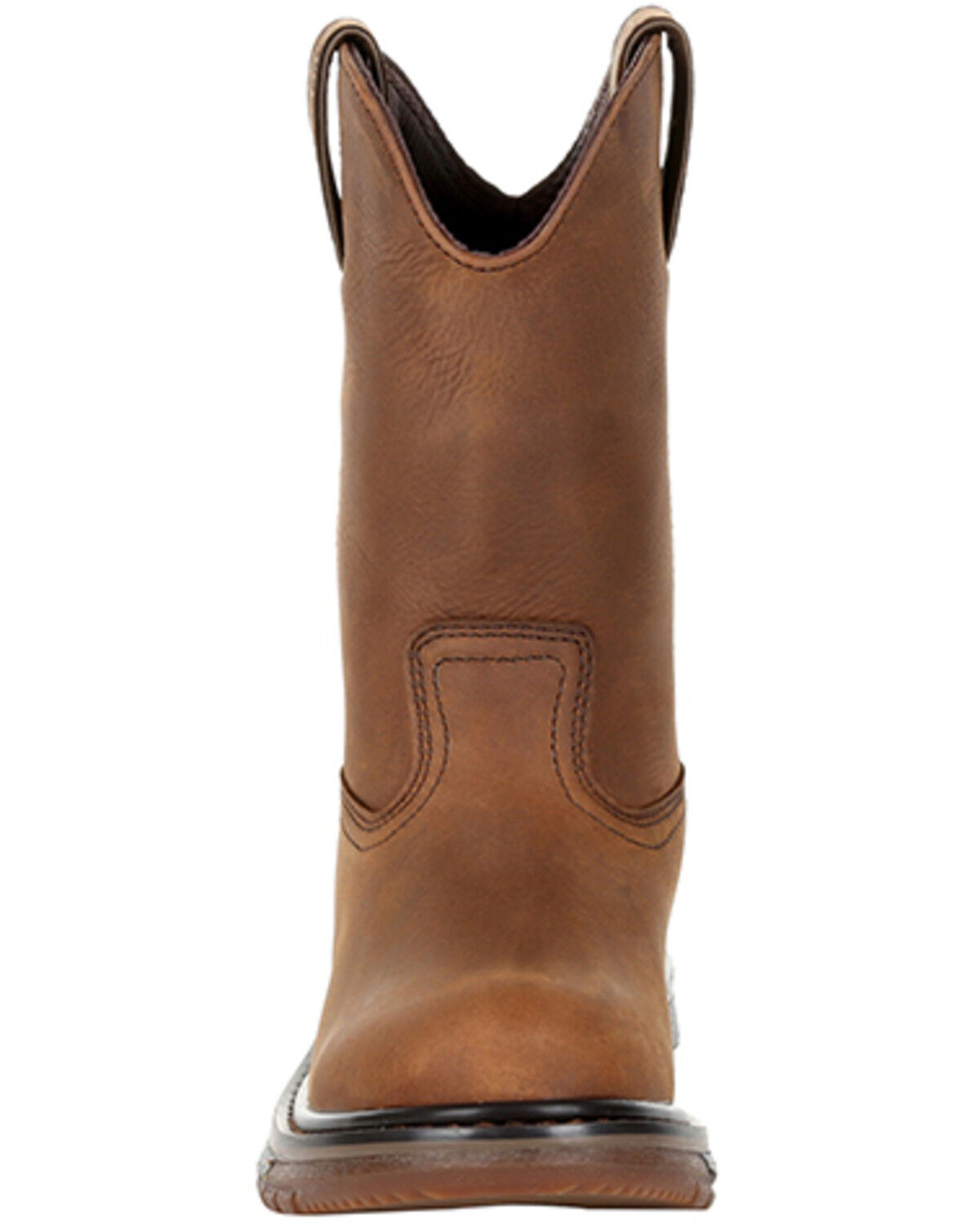 Image #4 - Rocky Little Boys' Original Ride FLX Waterproof Western Boots - Round Toe, Brown, hi-res
