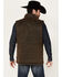 Image #4 - Cody James Men's Oil Slick Snap Vest - Tall, Brown, hi-res