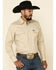 Image #2 - Wrangler Men's Solid Advanced Comfort Long Sleeve Work Shirt, , hi-res
