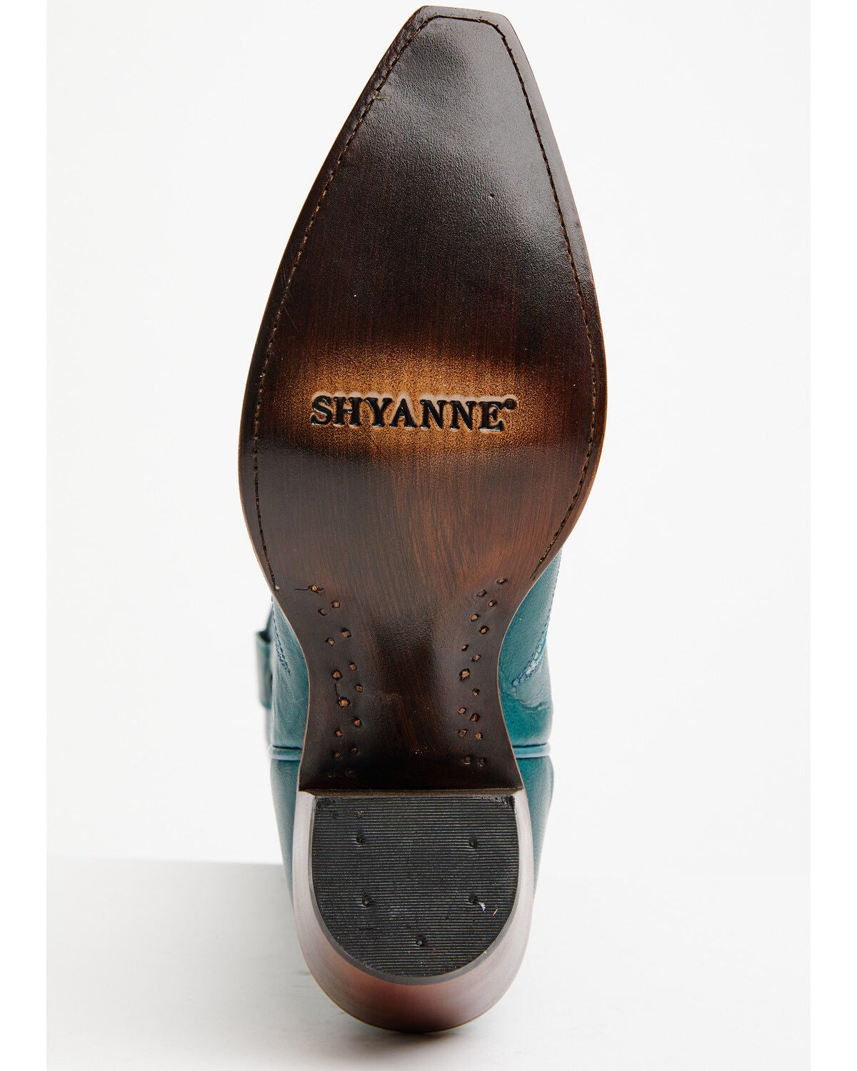 Image #7 - Shyanne Women's High Desert Tall Western Boots - Snip Toe, Teal, hi-res