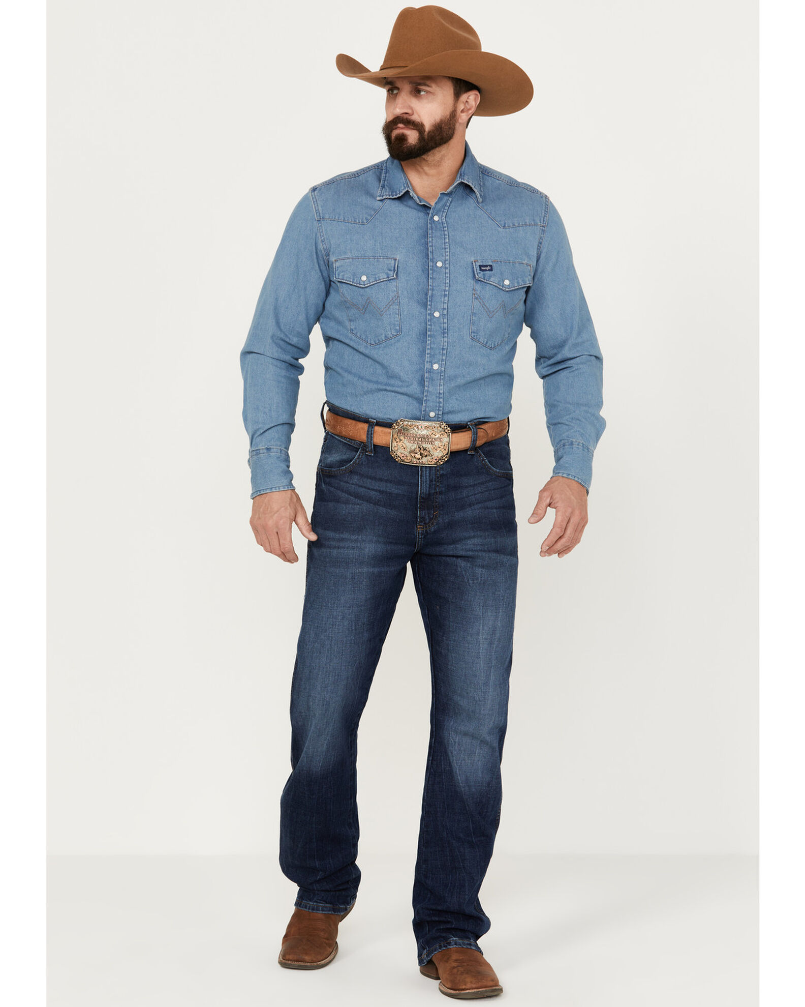 Wrangler men's relaxed deals boot jean with stretch