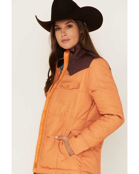 Image #2 - Kimes Ranch Women's Wyldfire Puffer Jacket, Orange, hi-res